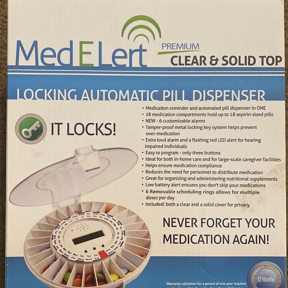 medelert Other Medelert Locking Automatic Pill Dispenser Poshmark